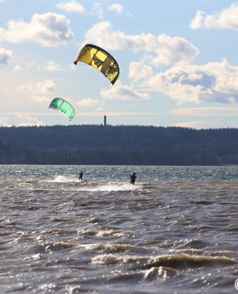 Kitesurfen am Bodensee